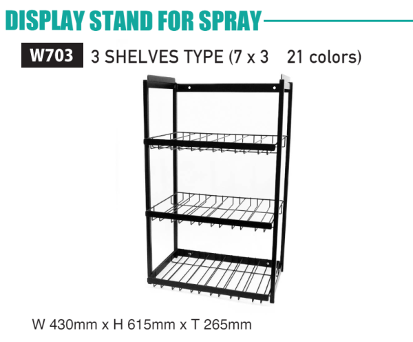 GSI Creos Mini Stand - FOR B-SPRAY (7x3  21 COLORS) | 4973028111606