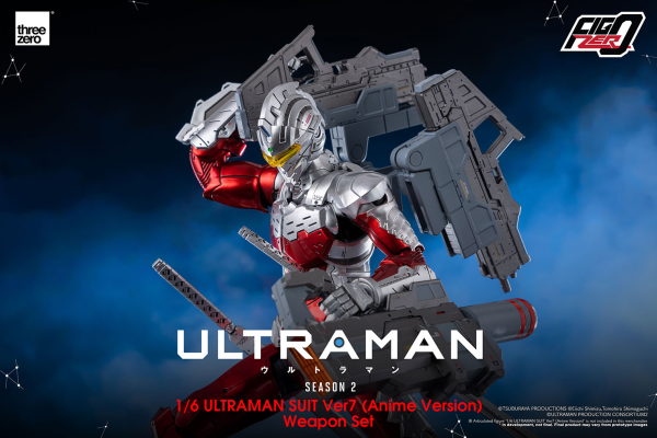 Three Zero FigZero 1/6 ULTRAMAN SUIT Ver7 (Anime Version) Weapon Set | 4897056209787