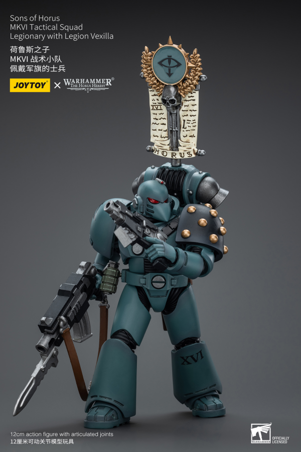 Joy Toy Sons of Horus MKVI Tactical Squad Legionary with Legion Vexilla(6973130379480)(6973130379480)