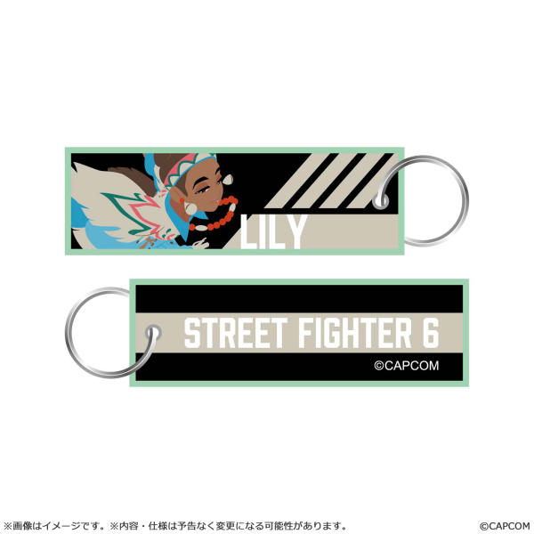 CAPCOM Street Fighter 6 Flight Tag Keychain LILY | 4976219134828