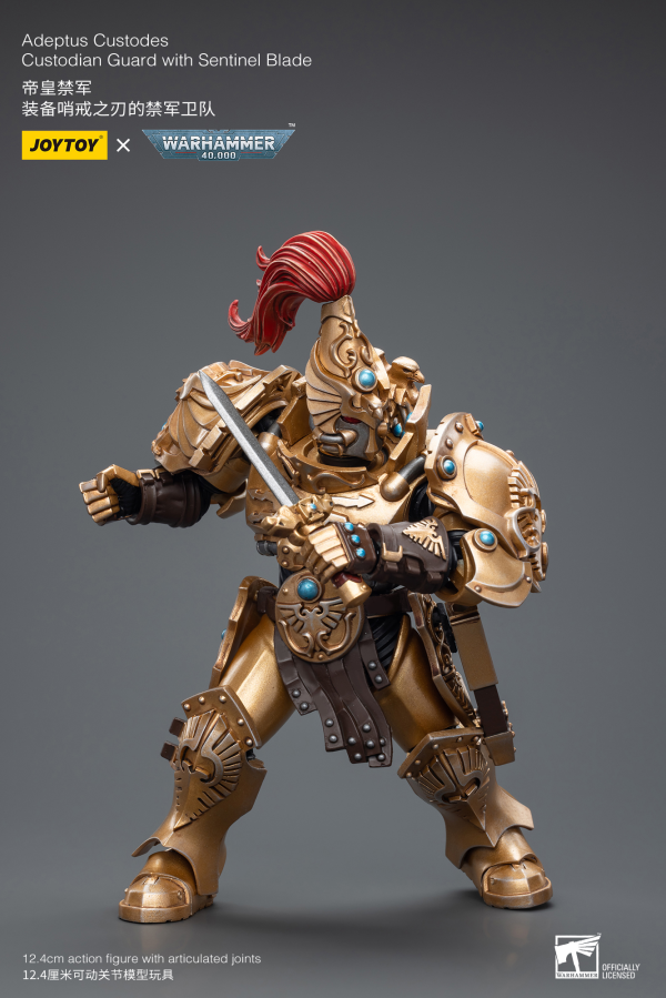 Joy Toy Adeptus Custodes Custodian Guard with Sentinel Blade(6973130377837)(6973130377837)