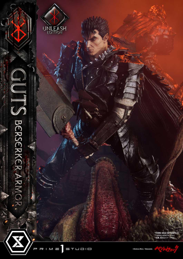 Prime 1 Studio Ultimate Premium Masterline Berserk Guts, Berserker Armor Unleash Edition Deluxe Version(4582535948553)(4582535948553)