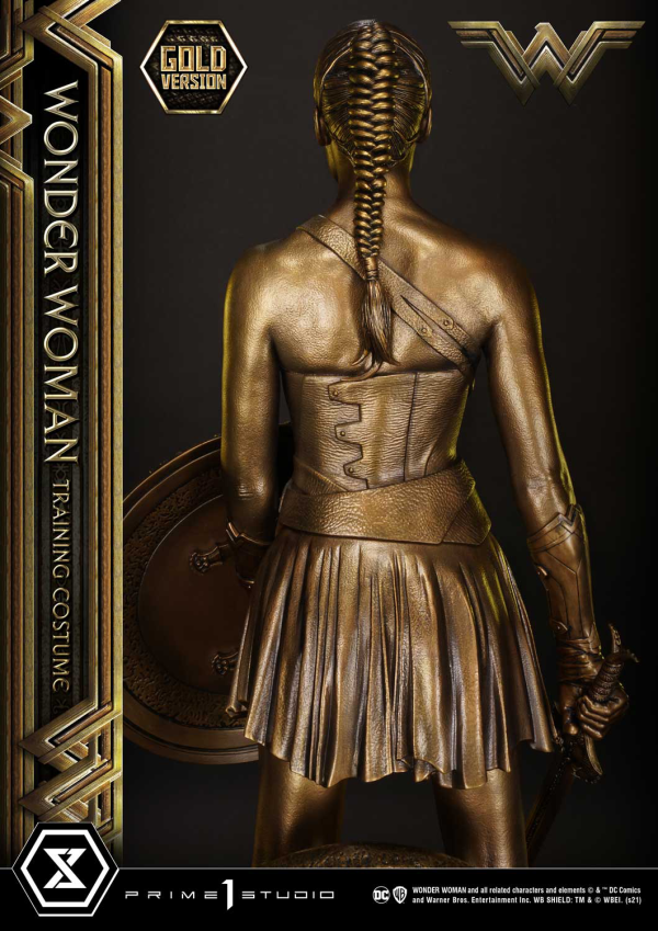 Prime 1 Studio Museum Masterline Wonder Woman (Film) Wonder Woman Training Costume Gold Version(4580708041179)(4580708041179)