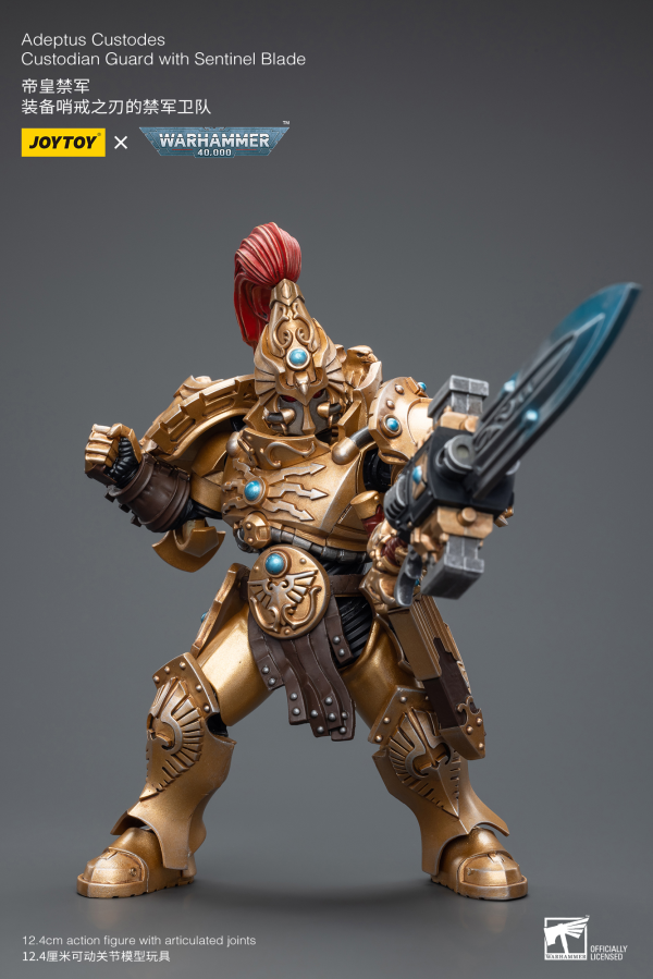 Joy Toy Adeptus Custodes Custodian Guard with Sentinel Blade(6973130377837)(6973130377837)