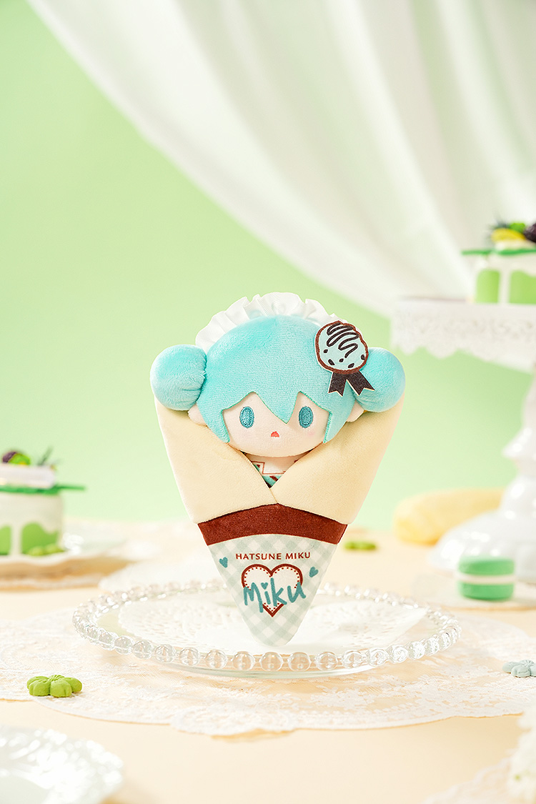Character Vocal Series 01: Hatsune Miku Crêpe Mascot Keychain A | 4580416929677