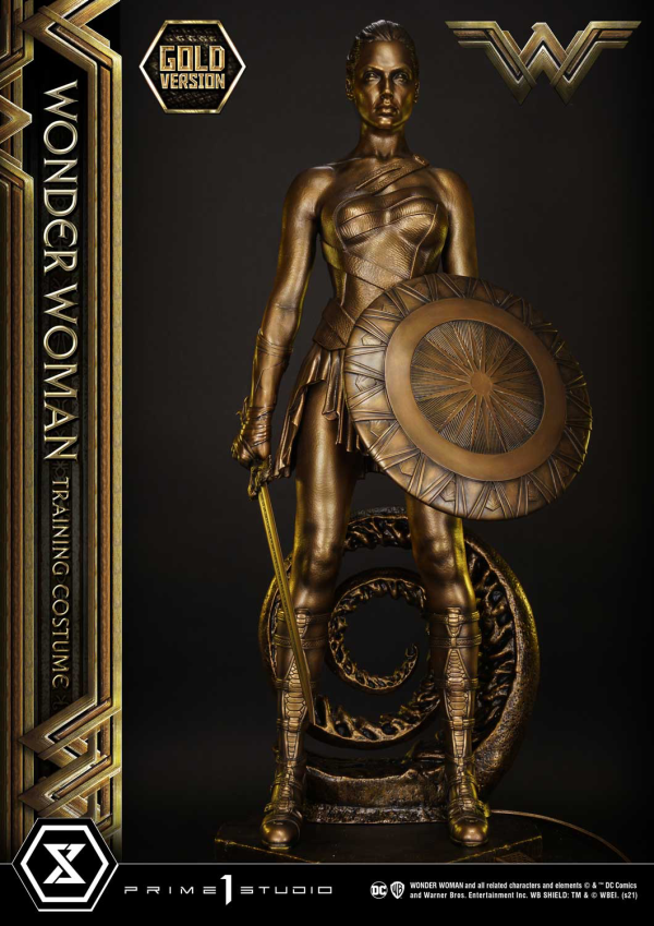 Prime 1 Studio Museum Masterline Wonder Woman (Film) Wonder Woman Training Costume Gold Version(4580708041179)(4580708041179)
