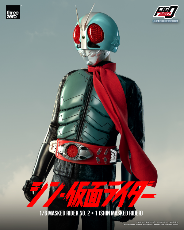 threezero SHIN MASKED RIDER - FigZero 1/6 Masked Rider No.2+1 (SHIN MASKED RIDER)(4895250812376)(4895250812376)