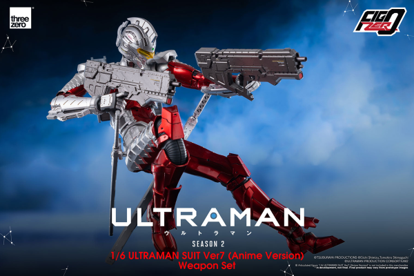 Three Zero FigZero 1/6 ULTRAMAN SUIT Ver7 (Anime Version) Weapon Set | 4897056209787