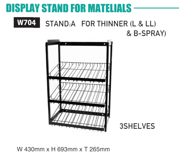 GSI Creos Mini Stand - FOR MATERIALS (FOR THINNER & AIR CAN) | 4973028111613