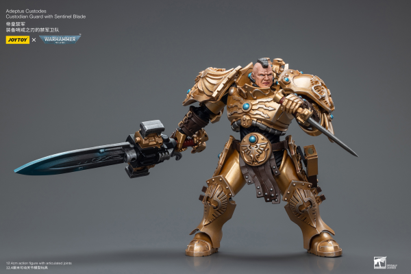 Joy Toy Adeptus Custodes Custodian Guard with Sentinel Blade(6973130377837)(6973130377837)