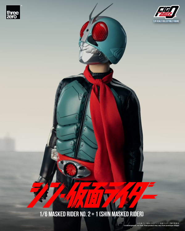 threezero SHIN MASKED RIDER - FigZero 1/6 Masked Rider No.2+1 (SHIN MASKED RIDER)(4895250812376)(4895250812376)