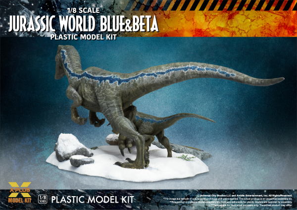 X-PLUS 1/8scale JURASSIC WORLD: DOMINION VEROCIRAPTOR ”BLUE”&”BETA”