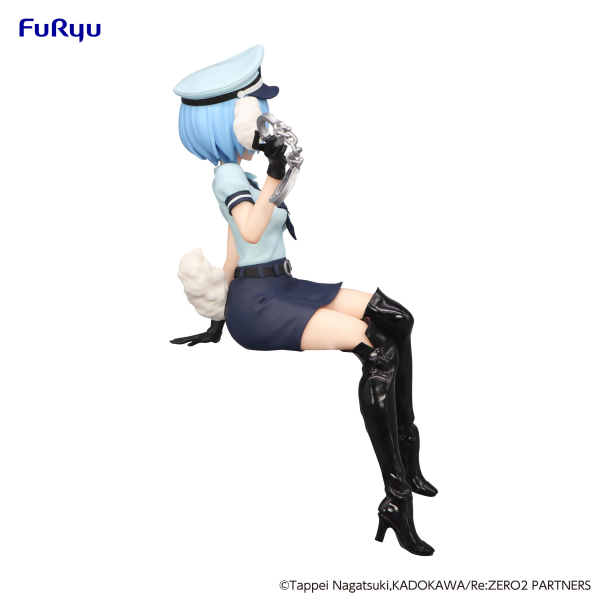 FURYU Corporation Re:ZERO -Starting Life in Another World-　Noodle Stopper Figure -Rem Police Officer Cap with Dog Ears- | 4580736405998