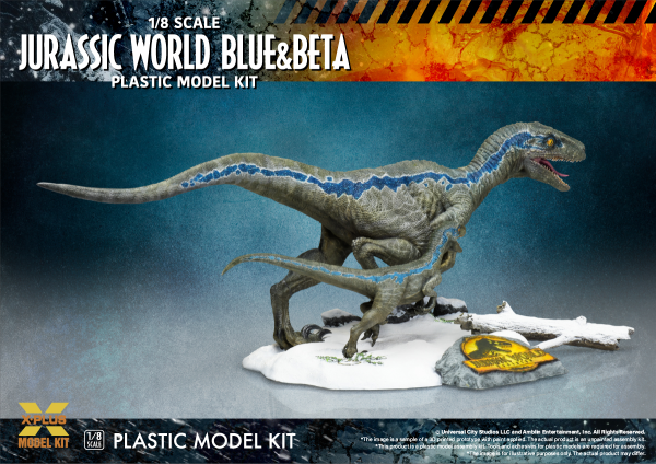 X-PLUS 1/8scale JURASSIC WORLD: DOMINION VEROCIRAPTOR ”BLUE”&”BETA”