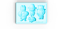 KOTOBUKIYA Silicone Tray - One Piece Usopp Franky & Brook New World Ver | 603259028407