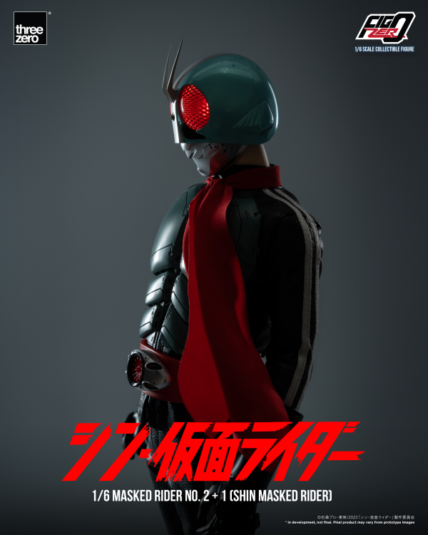 threezero SHIN MASKED RIDER - FigZero 1/6 Masked Rider No.2+1 (SHIN MASKED RIDER)(4895250812376)(4895250812376)