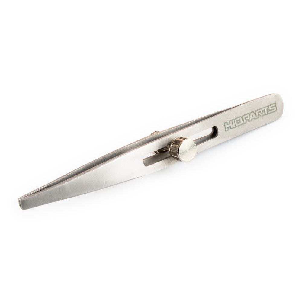 HiQ Parts Devel Lock Tweezers Flat Head (1 pcs) | 4573211373264
