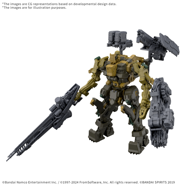 30MM ARMORED CORE Ⅵ FIRES OF RUBICON RaD CC-3000 WRECKER MILK TOOTH | 4573102685759