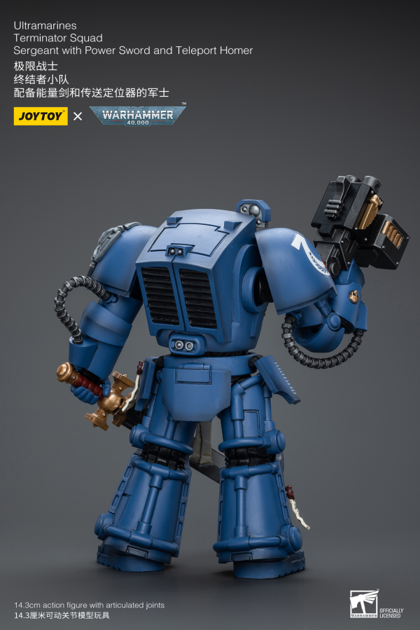 Joy Toy Ultramarines Terminator Squad Sergeant with Power Sword and Teleport Homer | 6973130379923