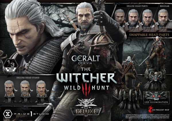 Prime 1 Studio Museum Masterline The Witcher 3: Wild Hunt Geralt of Rivia Deluxe Version(4582535945620)(4582535945620)