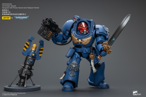 Joy Toy Ultramarines Terminator Squad Sergeant with Power Sword and Teleport Homer | 6973130379923