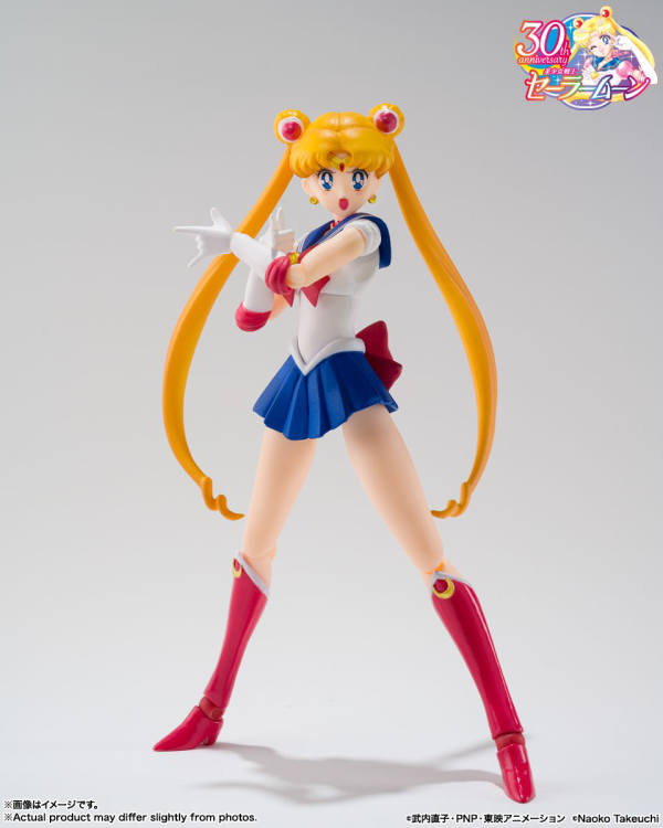 BANDAI Tamashii S.H.Figuarts SAILOR MOON -Animation Color Edition- [BEST SELECTION] [TNS Exclusive] | 4573102596079