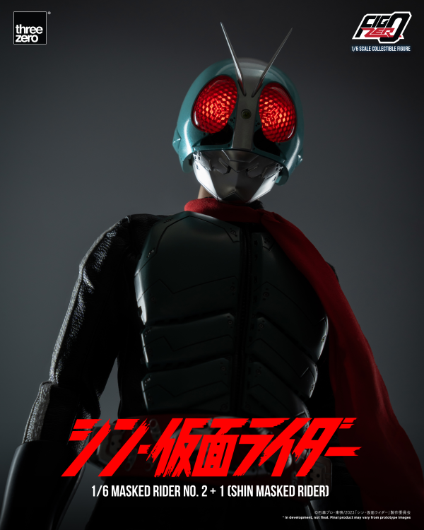 threezero SHIN MASKED RIDER - FigZero 1/6 Masked Rider No.2+1 (SHIN MASKED RIDER)(4895250812376)(4895250812376)