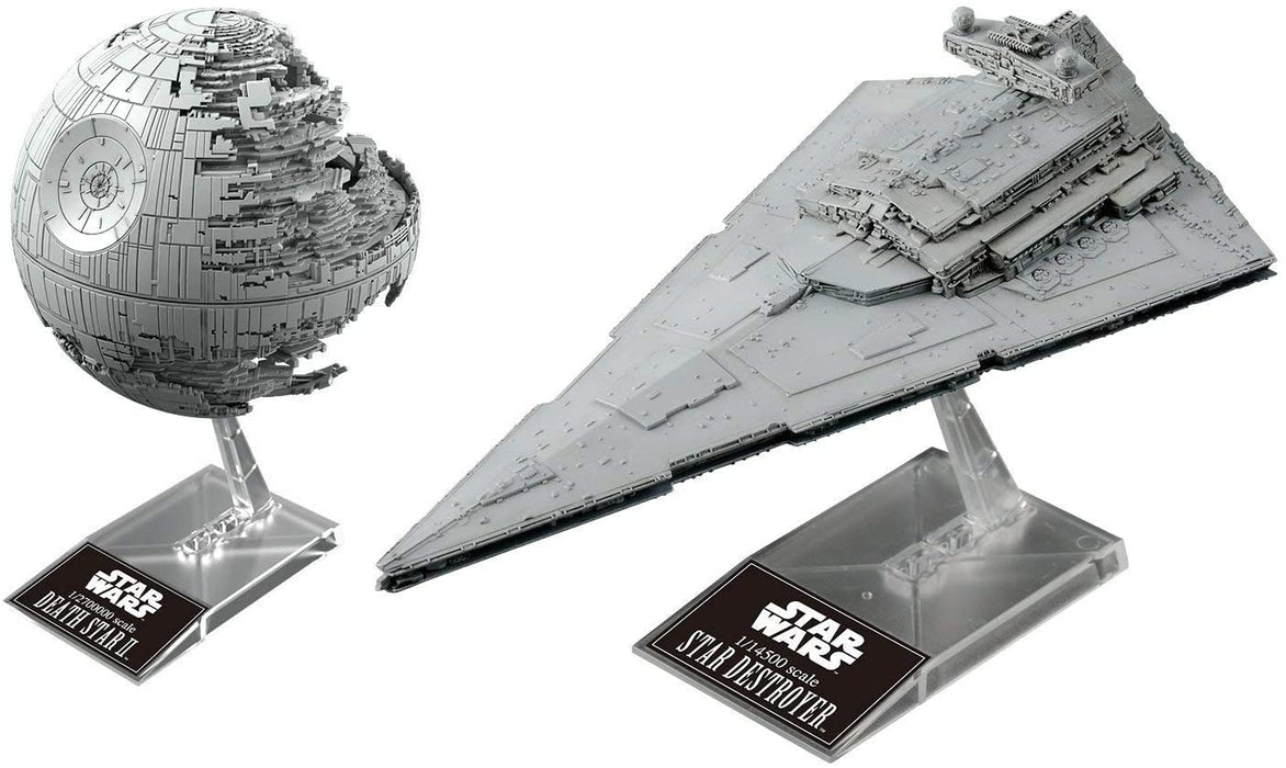 BANDAI Hobby 1/2,700,000 DEATH STAR II & 1/14,500 STAR DESTROYER