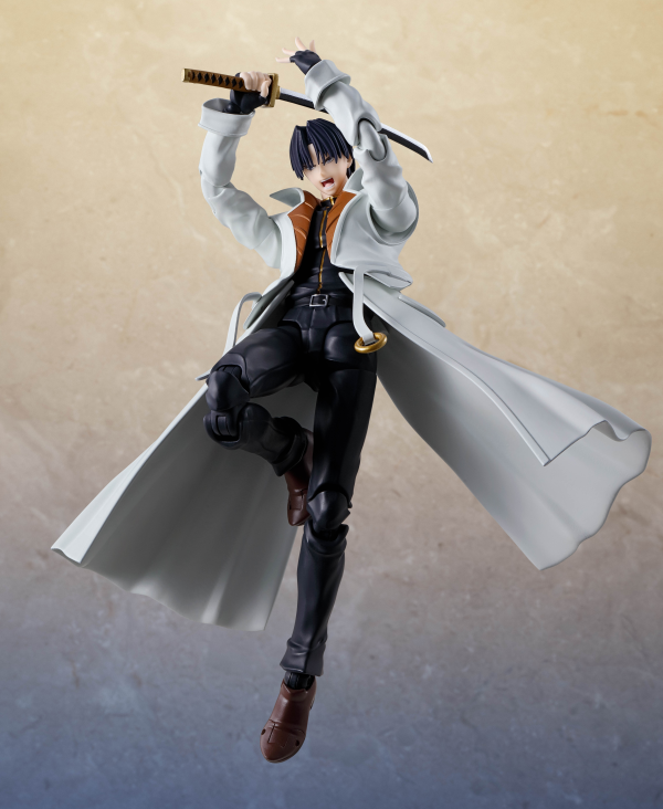 BANDAI Tamashii Aoshi Shinomori "Rurouni Kenshin: Meiji Swordsman Romantic Story", TAMASHII NATIONS S.H.Figuarts(4573102654823)(4573102654823)