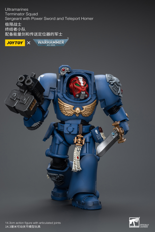 Joy Toy Ultramarines Terminator Squad Sergeant with Power Sword and Teleport Homer | 6973130379923
