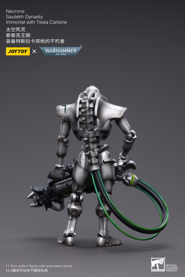Joy Toy WH40K-Necrons Sautekh Dynasty Immortal with Tesla Carbine(6973130374775)(6973130374775)