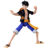 BANDAI Monkey D. Luffy Dressrosa Version One Piece, BNTCA Anime Heroes | 0045557370077