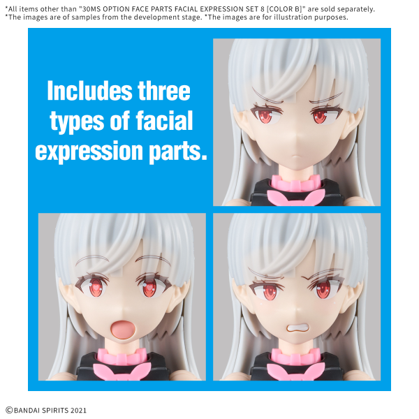 30MS OPTION FACE PARTS FACIAL EXPRESSION SET 8 [COLOR B] | 4573102683571