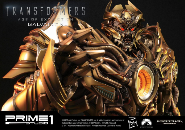 Prime 1 Studio Museum Masterline Transformers: Age of Extinction (Film) Galvatron Gold Version(4562471904462)(4562471904462)