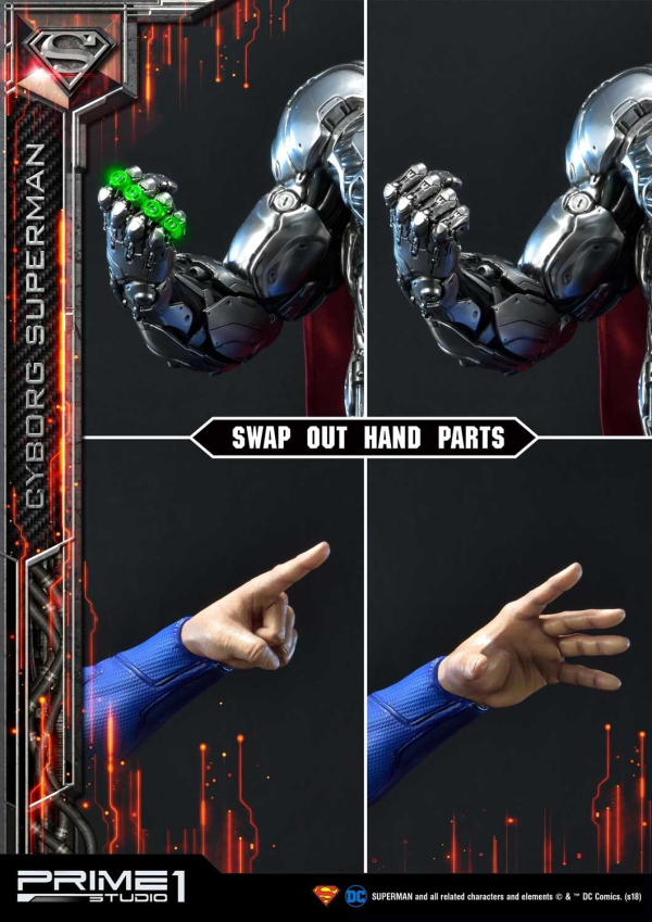 Prime 1 Studio Museum Masterline Superman (Comics) Cyborg Superman(4562471908002)(4562471908002)