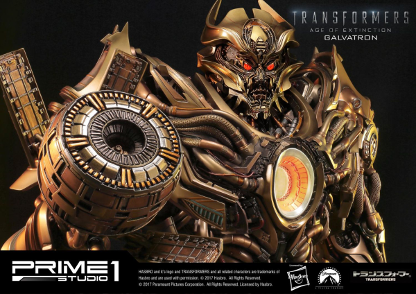 Prime 1 Studio Museum Masterline Transformers: Age of Extinction (Film) Galvatron Gold Version(4562471904462)(4562471904462)