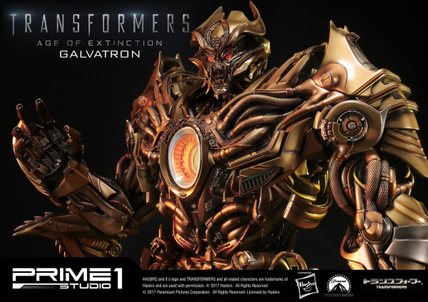 Prime 1 Studio Museum Masterline Transformers: Age of Extinction (Film) Galvatron Gold Version(4562471904462)(4562471904462)