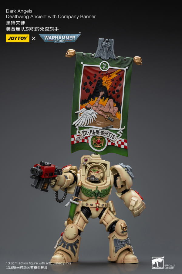 Joy Toy Dark Angels Deathwing Ancient with Company Banner(6973130379176)(6973130379176)