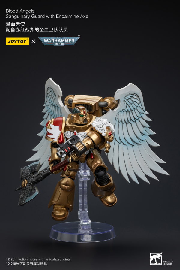 Joy Toy Blood Angels Sanguinary Guard with Encarmine Axe | 6973130376250