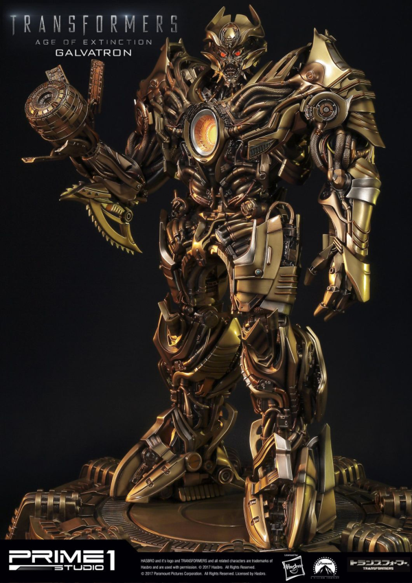 Prime 1 Studio Museum Masterline Transformers: Age of Extinction (Film) Galvatron Gold Version(4562471904462)(4562471904462)