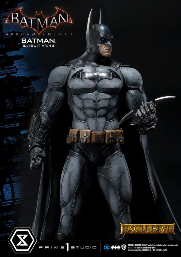 Prime 1 Studio Museum Masterline Batman: Arkham Knight Batman Batsuit V7.43 EX Version(4582535945033)(4582535945033)