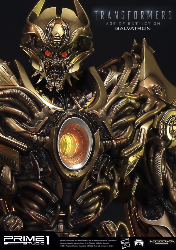 Prime 1 Studio Museum Masterline Transformers: Age of Extinction (Film) Galvatron Gold Version(4562471904462)(4562471904462)