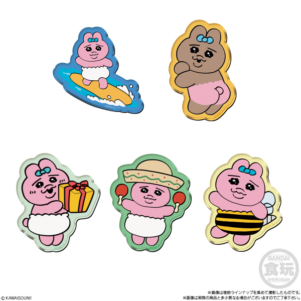 BANDAI Opanchu Usagi Chara Magnets  "Opanchu Usagi" (Box/14), Bandai Shokugan Chara Magnets(4570117911460)(4570117911460)