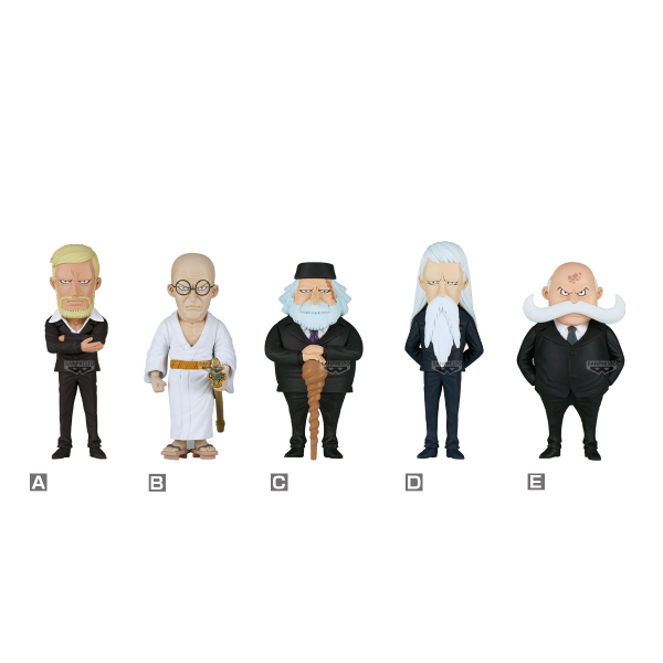 BANDAI One Piece -Five Elders- (Box/12) "One Piece", Banpresto World Collectable Figure | 4983164292138
