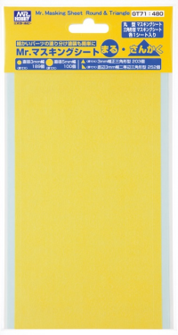 Mr Hobby Mr. Masking Sheet Round/Triangle | 4973028935639