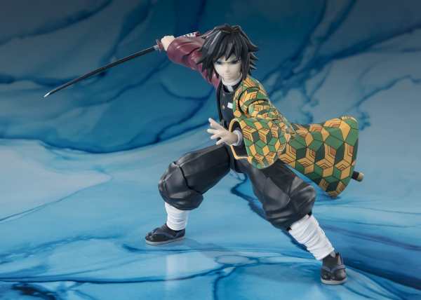 BANDAI Tamashii GIYU TOMIOKA "Demon Slayer: Kimetsu no Yaiba", TAMASHII NATIONS S.H.Figuarts(4573102664778)(4573102664778)