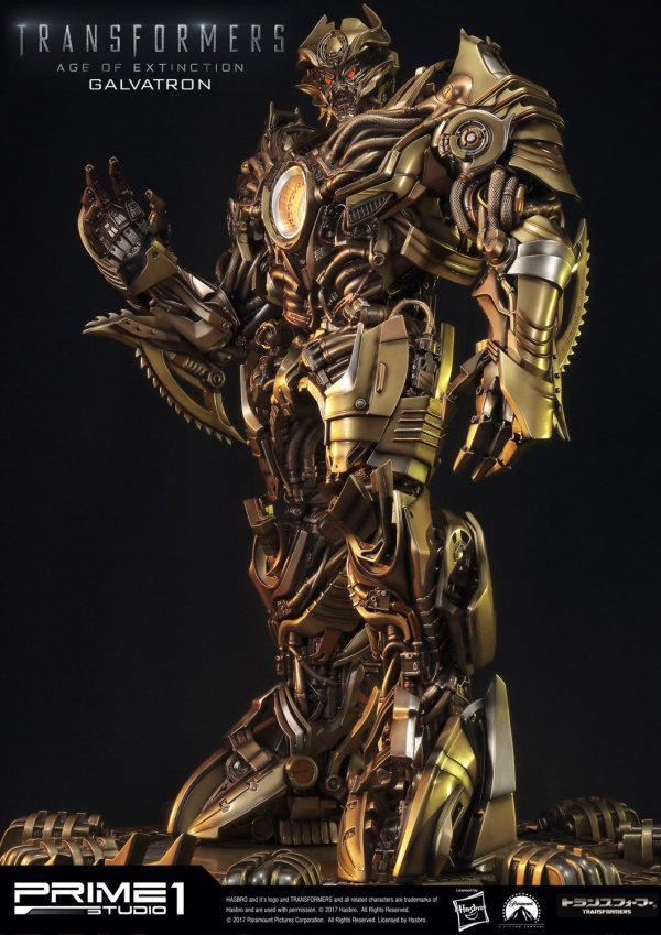 Prime 1 Studio Museum Masterline Transformers: Age of Extinction (Film) Galvatron Gold Version(4562471904462)(4562471904462)