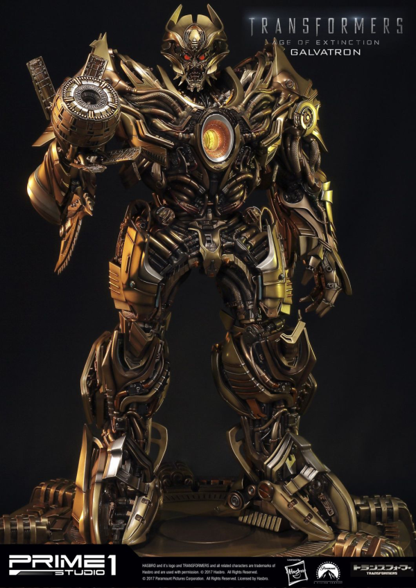 Prime 1 Studio Museum Masterline Transformers: Age of Extinction (Film) Galvatron Gold Version(4562471904462)(4562471904462)