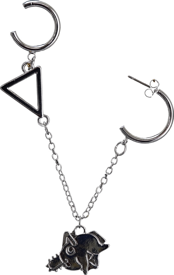 Chainsaw Man Pochita Swaying Earrings | 4580590169715