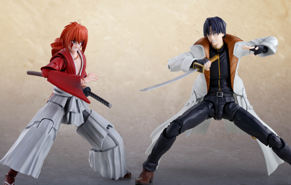 BANDAI Tamashii Aoshi Shinomori "Rurouni Kenshin: Meiji Swordsman Romantic Story", TAMASHII NATIONS S.H.Figuarts(4573102654823)(4573102654823)